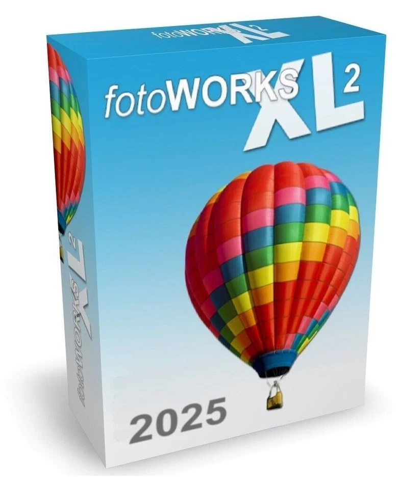 FOTOWORKS XL 2025 – Bildbearbeitungsprogramm in Deutsch - Windows - CD-ROM +KEY - Bild 1 von 4