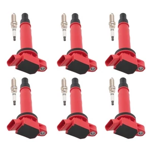 6x Ignition Coil + Iridium Spark Plug for 03-09 Toyota 4Runner V6 4.0L UF495 - Bild 1 von 14
