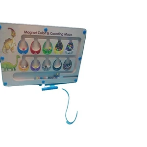 Dinosaur Toys,Magnetic Color and Number Maze, Montessori Toys for 2 3 4 5 Yea... - Picture 1 of 6