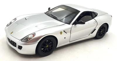 Hot Wheels 1/18 Scale Diecast DC17924P - Ferrari 599 GTB - Silver - Image 1 of 4