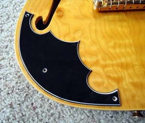 Telecaster Tele Thinline 5-Ply Black Guitar Armrest made for Fender Project NEW - Picture 1 of 4