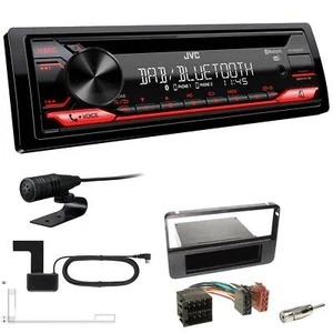 JVC KD-DB622BT DAB inkl Antenne Bluetooth Einbauset für Alfa Romeo Brera schwarz - Bild 1 von 5