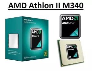 AMD Athlon II M340 Dual Core Processor 2.2 GHz,Socket S1, 35W CPU - Picture 1 of 5