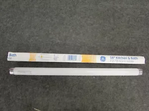 NOS! (2) GE 18" KITCHEN & BATH F15 T8 WARM WHITE 15W FLUORESCENT LIGHT BULB - Picture 1 of 6