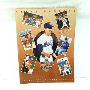 1993 Texas Rangers Official Souvenir Program Nolan Ryan Farewell - Picture 1 of 2