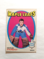 1971-72 OPC Bernie Parent - Toronto Maple Leafs Goalie Card