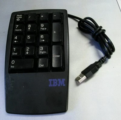 IBM KU-9880 Compact Laptop USB Portable Numeric number Key Pad FRU 09N5546 - Image 1 of 3