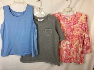 Lote de 3 blusas Denim & Company talla L B3*E - Imagen 1 de 9