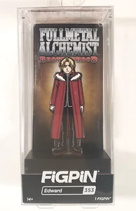 FiGPiN: Fullmetal Alchemist Brotherhood #353 Edward Collectible Pin Anime - NEW - Picture 1 of 3