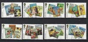 GREAT BRITAIN 2017 LADYBIRD BOOKS SET 8 SINGLES FINE USED - Picture 1 of 1
