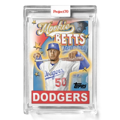 2021 TOPPS PROJECT70 #672 Mookie Betts By Markets - Image 1 of 2