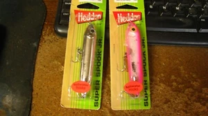 Heddon "super spook jr", topwater, 2 ct, 2 colors 3 3/4", 1/2 oz, free shipping - Picture 1 of 2