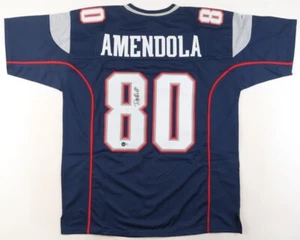 Danny Amendola Signed New England Patriots Jersey (Beckett) 2xSuper Bowl Champ - Picture 1 of 7