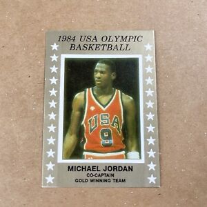 1984 USA Olympic Gold Michael Jordan Rookie Card Chicago Bulls Basketball NBA RC
