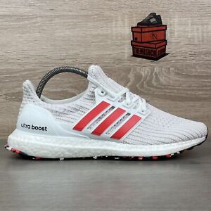adidas Ultra Boost 4.0 UK 7 Cloud White Active Red DB3199