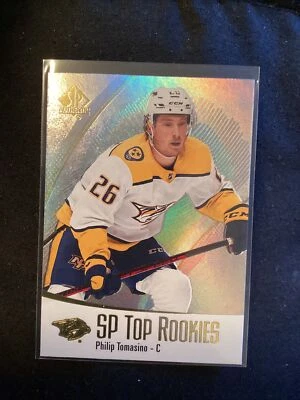 Philip Tomasino 2021-22 Upper Deck SP Authentic Hockey Top Rookies #TR-15.  EN16 - Image 1 of 2