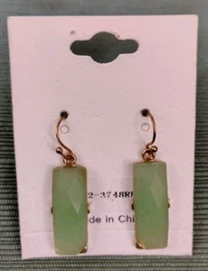Brand New On Branded Green Drop & Dangle Earrings - Picture 1 of 2
