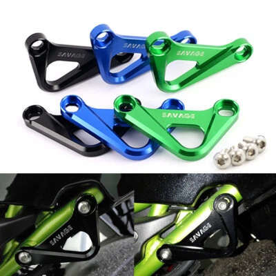 Placa de bloqueo de reposapiés trasero para gancho de carreras KAWASAKI NINJA 650 Z650 2017-2021 Foto 1 de 4