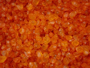 24 kg Glassteine, Dekokies orange s Zierkies Gabionensteine 10-30 - Bild 1 von 2