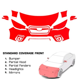 PreCut Paint Protection Film Clear Bra PPF Kit For Subaru Forester 2019-2021 - Picture 1 of 7