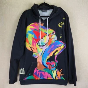 Sudadera con Capucha iEDM Homies Para Hombres Gráfica Talla Grande Homer Simpson EE. UU. Arte para Usar Años 90 - Imagen 1 de 6