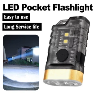 Torcia Dimmerabile Multifunzione Led Portachiavi Tascabile Impermeabile Usb - Foto 1 di 10