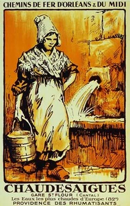 Chemin de Fer Chaudesaigues Decorative Poster. Fine Graphic Design. 2853 - Picture 1 of 1