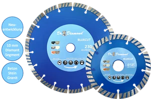 Nuevo desarrollo: Disco de corte de diamante Blue Cut 10 Premium universal | 125 - 230 mm - Imagen 1 de 12