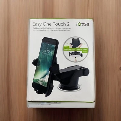NEW iOttie Easy One Touch 2 Dashboard & Windshield Phone Mount Adjustable Holder
