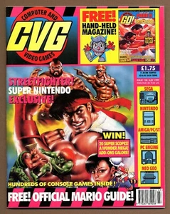 Computer & Video Games Magazine C&VG C+VG 1992 07 July Street Fighter - Picture 1 of 5