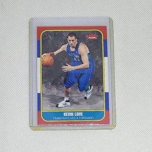 2008-09 Fleer Kevin Love 1986 Design Rookie RC #86R-167 Timberwolves Cavaliers - Picture 1 of 2