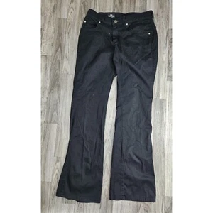 Pantalones de mezclilla negros Lee Dungarees Juniors talla 7 bolsillos acampanados - Imagen 1 de 11