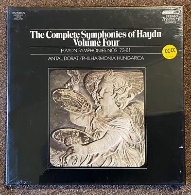 HAYDEN  COMPLETE SYMPHONIES 73-81 VOL. 4 LP BOX SET NEW SEALED TORN SHRINK WRAP - Image 1 of 4