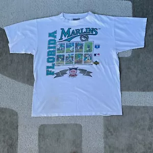 Camiseta de béisbol vintage de los Florida Marlins 1994 Sports Attack MLB para hombre XL - Imagen 1 de 14