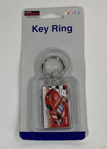 Vintage NASCAR Bill Elliot #9 Keychain Key Ring Chain Fob Wincraft Racing USA Cover