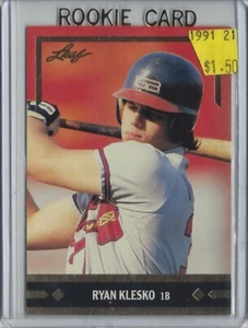 Ryan Klesko  Atlanta Braves  Rookie Cards  Buy 1 - ONE Free! - Picture 1 of 4
