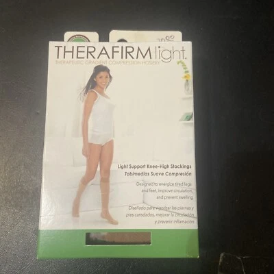 Core-Spun TheraFirm Knee High Socks Moderate Compression 10-15 Pick Size & Color - Image 1 of 4