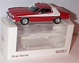 Norev 1:43 1975 Ford Gran Torino Starsky and Hutch Die Cast 270586 New in Box - Picture 1 of 4