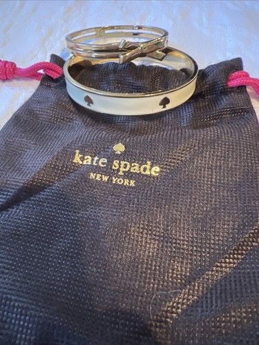 COPPIA Braccialetti KATE SPADE New York Picche Crema e Fiocco Oro