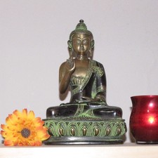 Brass Buddha statue 8 inches height