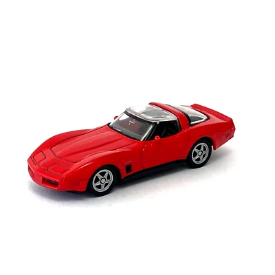 1982 Chevrolet Corvette красный Welly 1:60 1:64 серии масштаб игрушечный автомобиль 52261 - Изображение 1 из 3