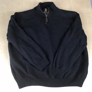Viyella Mens Quarter Zip Merino Wool Sweater Small READ DESCRIPTION  - Picture 1 of 7