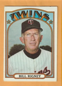 Bill Rigney Minnesota Twins 1972 Topps #389 - Picture 1 of 2