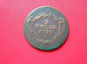 ITALIE MONNAIE DE 2 SOLDI 1799 (A850) - Picture 1 of 2