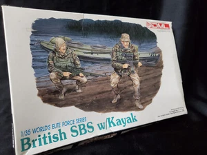 Dragon BRITISH SBS w/ KAYAK WWII World's Elite Force Series 1:35  Model Kit 3023 - Picture 1 of 1