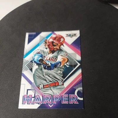 2020 Topps Fire Bryce Harper Baseball Card #158 - Philadelphia Phillies - Image 1 of 2
