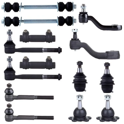 14x Complete Front Tie Rod Suspension Kit For 1995-2000 Chevrolet K2500 Foto 1 de 4