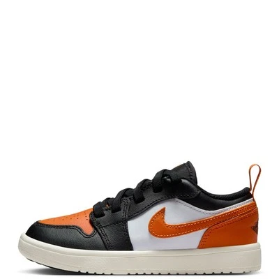 Little Kid's Jordan 1 Low Alt Black/Starfish-White-Sail (DR9748 081) - Image 1 of 4