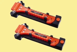 Amazon Basics Notfall Gurtschneider und Fensterhammer #4779 AMZ38 - Bild 1 von 3