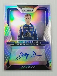 Joey Gase 2020 Panini Prizm Racing Firning Sessions refractor plateado autografiado - Imagen 1 de 2